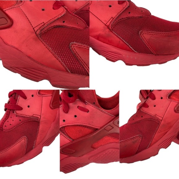 Nike Air Huarache All Triple Red Varsity 318429-660 Size US13 - Picture 11 of 13